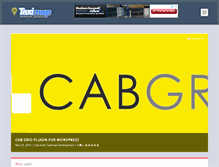 Tablet Screenshot of blog.taximap.co.uk